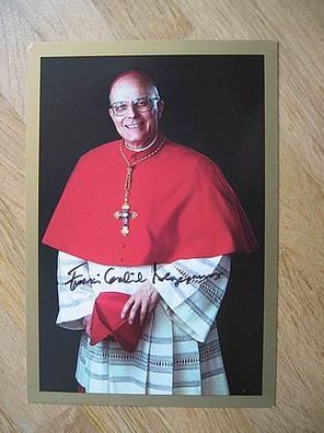 Erzbischof von Chicago Francis Eugene Kardinal George - handsigniertes Autogramm!!!