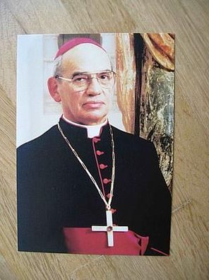Bischof von Basel Mgr. Otto Wüst - Autogrammkarte!!!