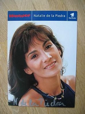 Marienhof Schauspielerin Natalie de la Piedra Autogramm