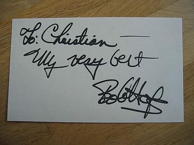 Hollywood Legende Bob Hope handsigniertes Autogramm!!!