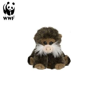 WWF Plüschtier Bartäffchen (15cm) lebensecht Kuscheltier Stofftier Affe Äffchen