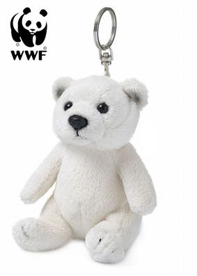 WWF Plüschanhänger Weißer Tiger 10cm Schlüsselanhänger Kuscheltier Stofftier 