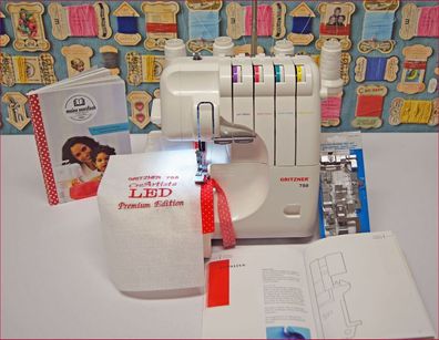 GRITZNER Multinutznaht-Nähmaschine Mod.Meister1142 CreArtista LED-Edition #Neu