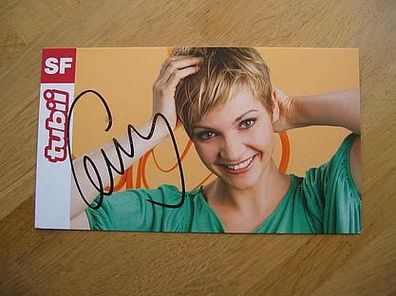 SF Fernsehmoderatorin Conny Brügger - Autogramm!