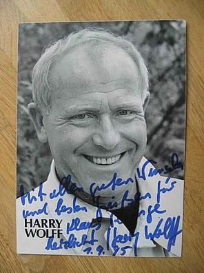 Schauspieler Harry Wolff - handsigniertes Autogramm!!!