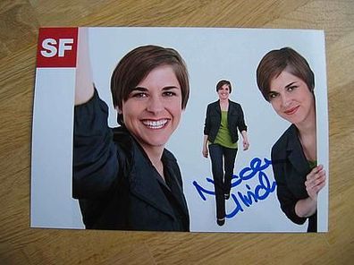 SF Fernsehmoderatorin Nicole Ulrich - Autogramm!