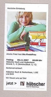 Amelie Fried (21x10cm) - persönlich signiert