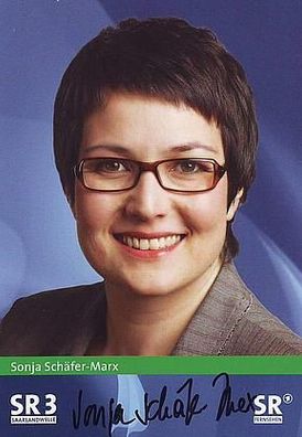 Sonja Schäfer-Marx (SR 3) - persönlich signiert