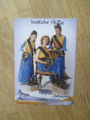 Boizenburger Hyazinthenkönigin Christina & Prinzessinnen Johanna & Maria Autogramme!!