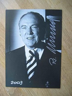 Präsident Borussia Mönchengladbach Rolf Königs - handsigniertes Autogramm!!!