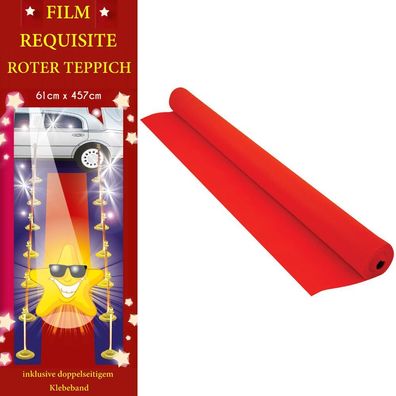 VIP roter Teppich 0,61m x 4,57m Event Läufer Film Star Oscar Feier