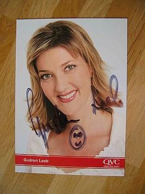 QVC Fernsehmoderatorin Gudrun Loeb - Autogramm!