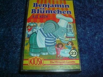 örspiel-Kassette von Benjamin Blümchen-Als Koch-Nr.23