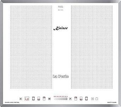 Kaiser Exklusives Flächen Induktionskochfeld Autark 60cm KCT 67 FIW La Perle