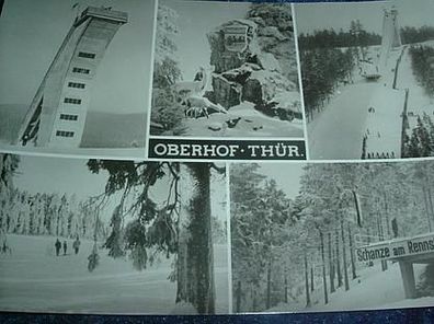 21 AK Oberhof (Thüringer Wald)-5 schwarz/ weiß Fotos