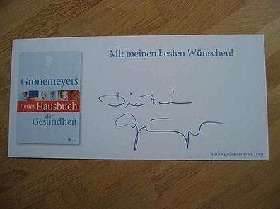 Prof. Dr. med. Dietrich Grönemeyer - hands. Autogramm!!