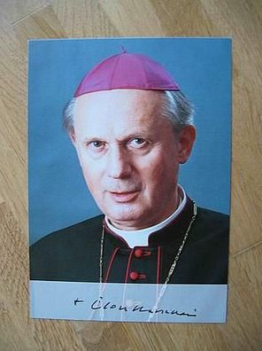 Bischof von Graz-Seckau Dr. Egon Kapellari - handsigniertes Autogramm!!!