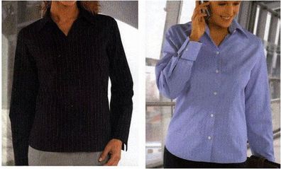 Klassische Damen-Bluse für Freizeit und Beruf, Gr. L, NEU und Original-verpackt