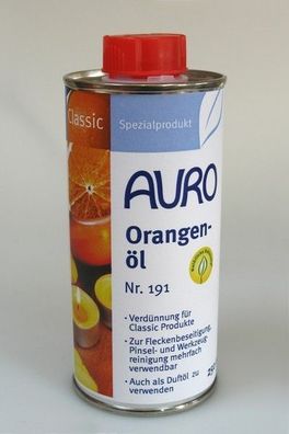 AURO 191 Verdünnung auf Basis Balsamterpentilöl und Orangenöl