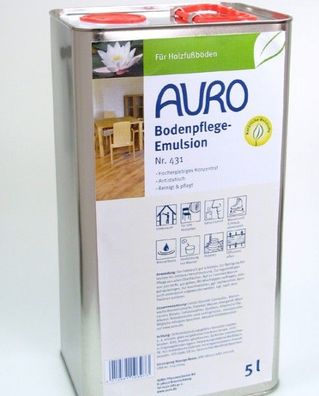 AURO 431, Bodenpflege-Emulsion zur Reinigung u. Pflege v. Holzfußböden u.a.