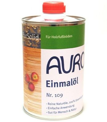 AURO 109 Einmalöl - naturtransparent oder weiß pigmentiert