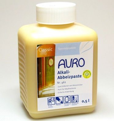AURO 461, Alkali-Abbeizpaste zum Entfernen von Altanstrichen