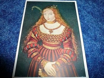 100/ Lucas Cranach-Sybille von Cleve als Braut 1526