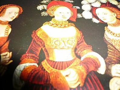 120/ Lucas Cranach-Die Prinzessin Sibylle, Emilia...