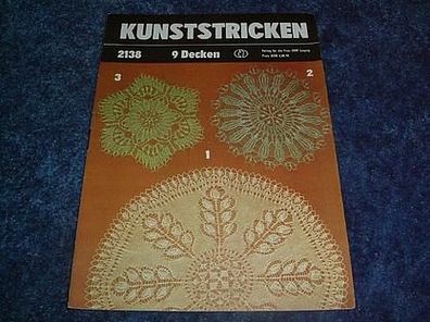 Kunststricken-9 Decken-Verlag für die Frau 2138