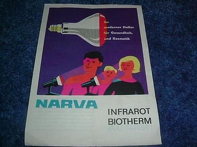 Beiblatt von Narva Infrarot Biotherm-Glühlampen-Werk