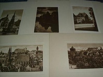 Nürnberg im Bilde -6 sehr alte Fotos in Bildformat