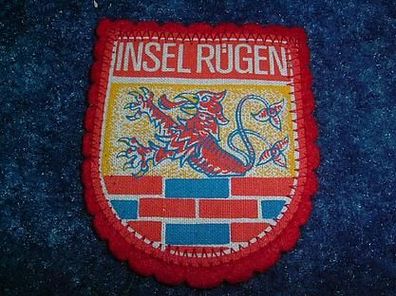 Stadtwappen zum Aufnähen aus Filz-Insel Rügen