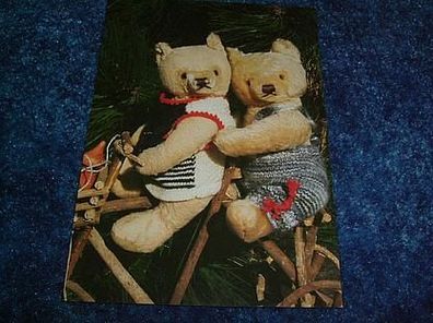 149/ Postkarte-Teddy-2 niedliche Teddys