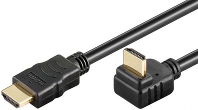 HDMI Kabel V1.4 gewinkelt 2m schwarz