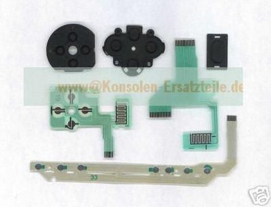 PSP 1000 - Tasten Reparatur Set inkl. PSP Rubberpads - PSP Ersatzteile * NEU