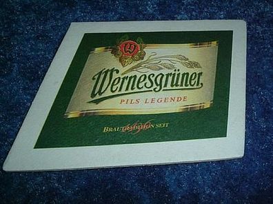 Bierdeckel-Wernesgrüner Die Pilz Legende