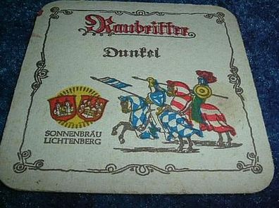 Bierdeckel-Sonnenbräu Lichtenberg-Raubritter Dunkel