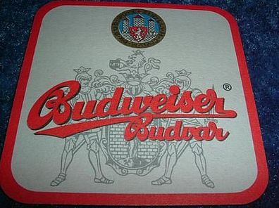 2 Bierdeckel-Budweiser Budvar