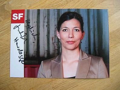 SF Fernsehmoderatorin Judith Hardegger - handsigniertes Autogramm!!!