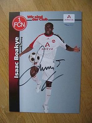 1. FC Nürnberg Saison 08/09 - Isaac Boakye - Autogramm!