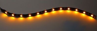 gelbe LED- Leiste Balken Lichtleiste 12V 30cm -12 x 5050 SMD- selbstklebend GELB