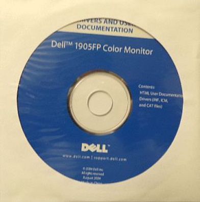 DELL Treiber-CD Software Handbuch CD-ROM für PC Monitor 1905FP