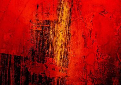Vlies-Fototapete 103 - 300x210cm, Paint it Red Ornamente Tapete abstrakt 3D Wand Rot