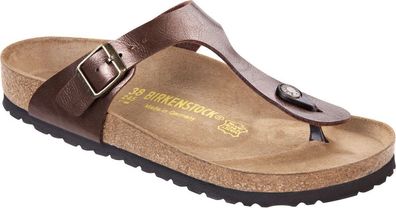 Birkenstock Zehensteg Sandale Gizeh toffee Birko-Flor Gr. 35-43 845221 + 845223