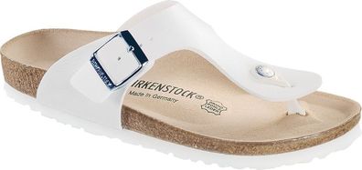 Birkenstock Zehensteg Sandale Ramses weiß Birko-Flor Gr. 35 - 50 044731 + 044733