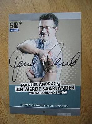 Manuel Andrack - handsigniertes Autogramm!