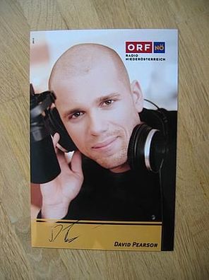 ORF Moderator David Pearson - Autogramm!