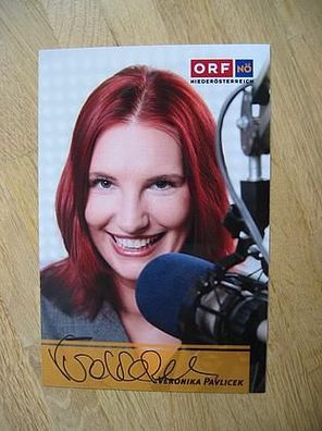 ORF Moderatorin Veronika Pavlicek - Autogramm!