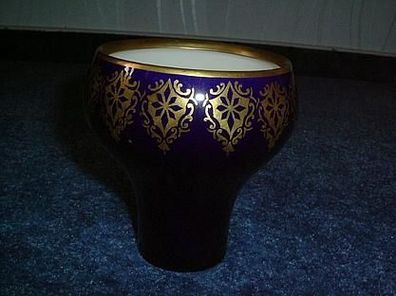 kleine Vase -Echt Kobalt-Handmalerei