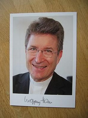 Vorsitzender EKD Bischof Dr. Wolfgang Huber - handsigniertes Autogramm!!!